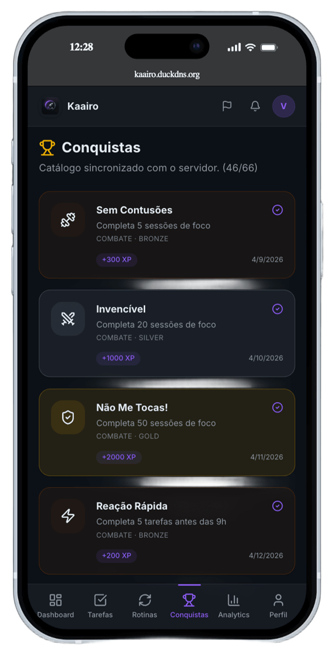 Succès et badges à débloquer dans Kaairo
